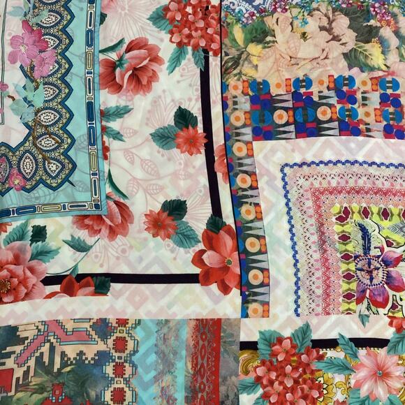 Johnny Was Orla Printed Tank Top Blouse Sleeveless Scoop Neck Lined Floral XL - Picture 5 of 8